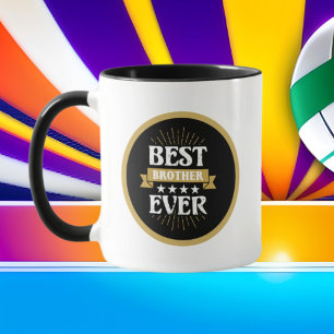 Taza El mejor hermano añade un monograma