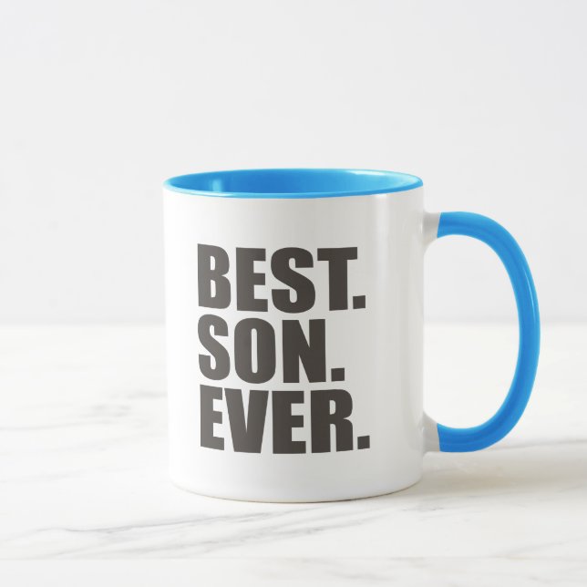 Taza El mejor. Hijo. Nunca (Derecha)