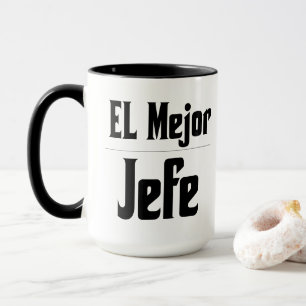 Taza El mejor jefe café mog