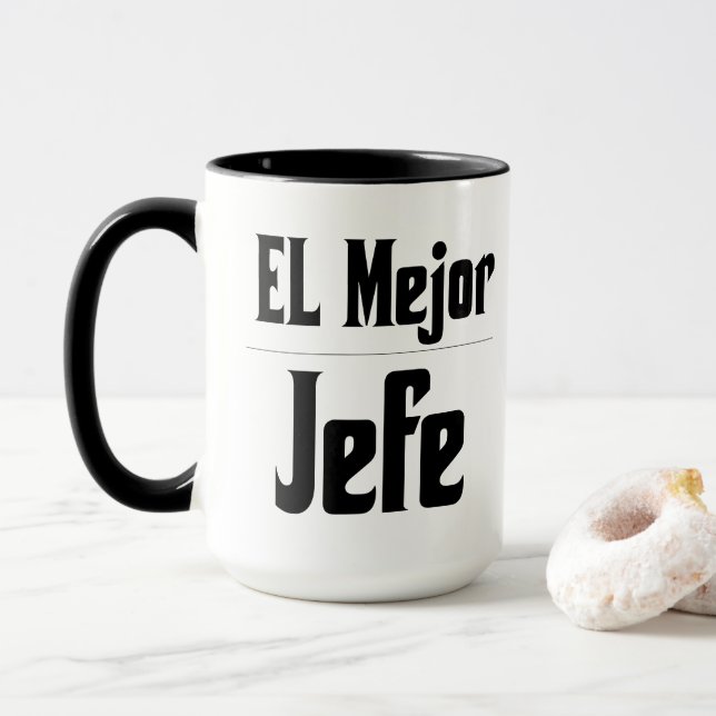 Taza El mejor jefe café mog (Con donut)