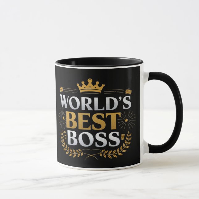 Taza el mejor jefe del mundo (Derecha)