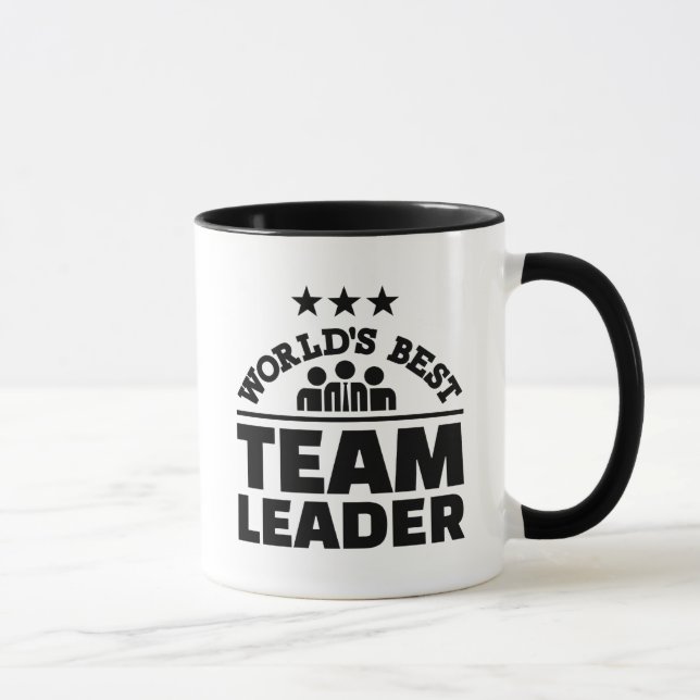Taza El mejor líder del equipo del mundo (Derecha)