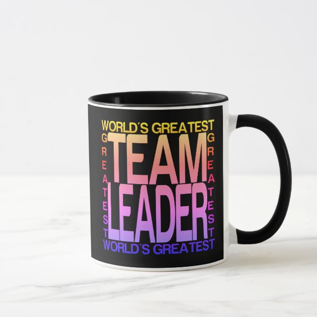 Taza El mejor líder del equipo del mundo (Derecha)
