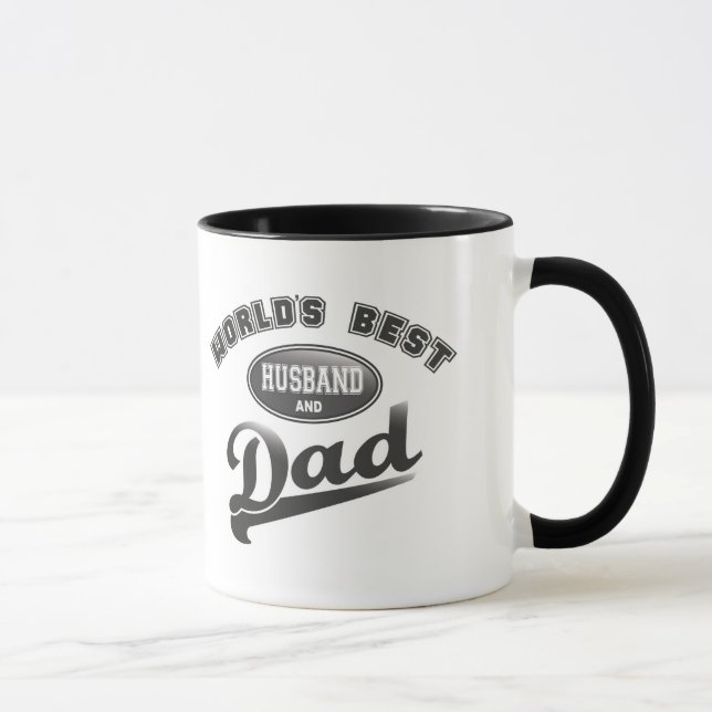 Taza El mejor marido y el papá del mundo (Derecha)