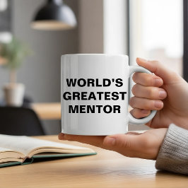 Taza El mejor mentor del mundo
