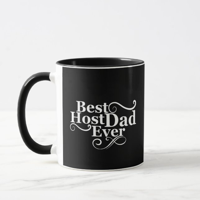 Taza El mejor padre anfitrión siempre feliz padre regal (Izquierda)