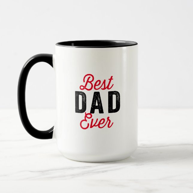 Taza El mejor padre de la historia de la foto moderna d (Izquierda)