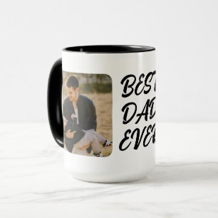 Taza El mejor padre de la historia de la foto moderna d