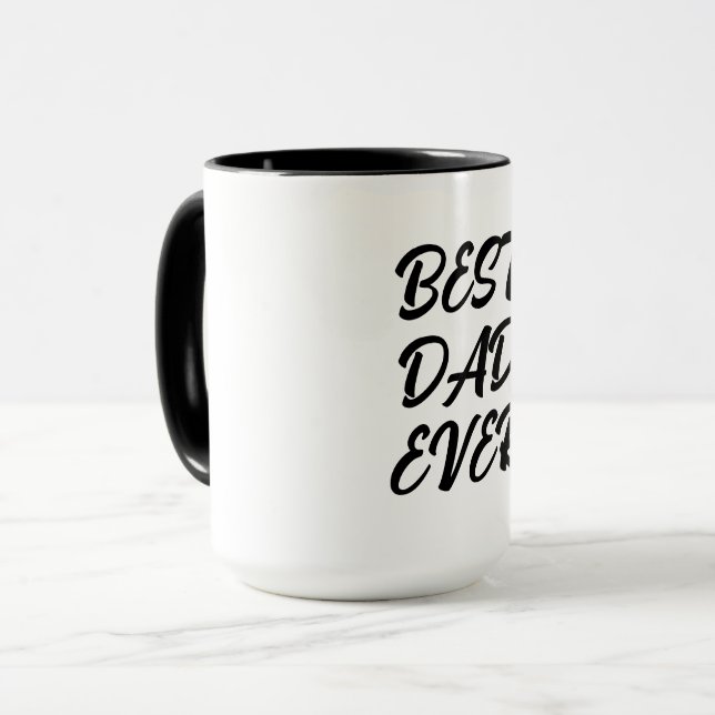Taza El mejor padre de la historia de la foto moderna d (Anverso izquierdo)