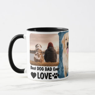 Taza El mejor padre del perro Personalizado foto modern