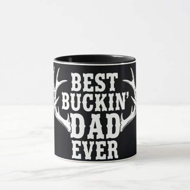 Taza El mejor papá de Buckin (Centro)