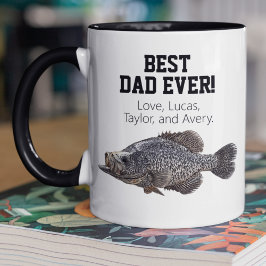 Taza El mejor papá de Guay en el Día del Padre Crappie