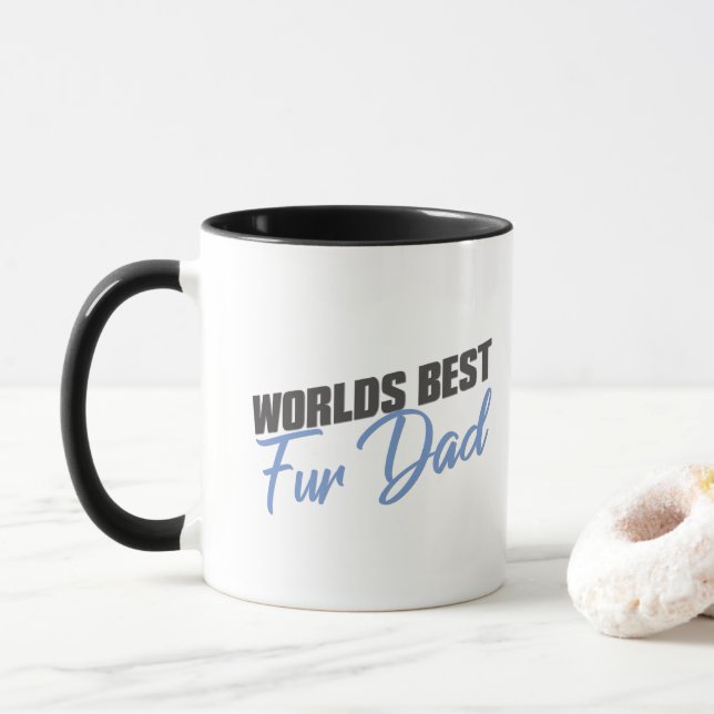 Taza El mejor papá de la piel de los mundos (Con donut)