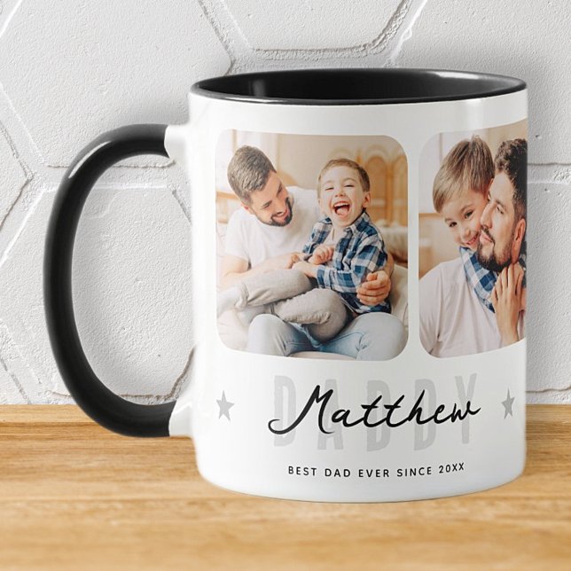 Taza El mejor papá del día del padre atlético y moderno (Subido por el creador)