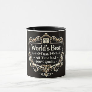 Taza El mejor papá del mundo: Un tributo al amor incond