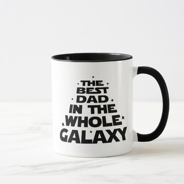 Taza El mejor papá en toda la galaxia - Día del padre (Derecha)