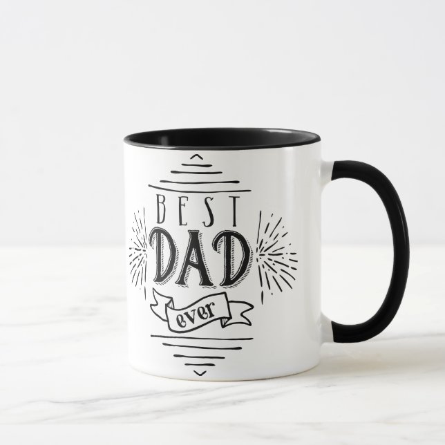 Taza El mejor papá nunca (Derecha)