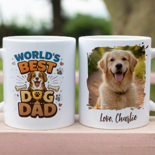 Taza El Mejor Papá Perro del Mundo Día del Padre Pers