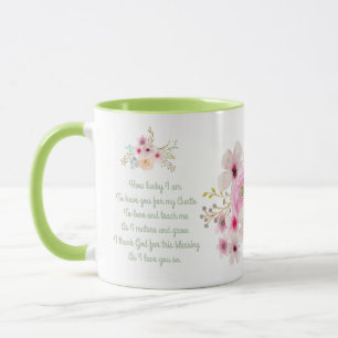 Taza El mejor POEMA AUNTIE MUG del mundo, personalizado