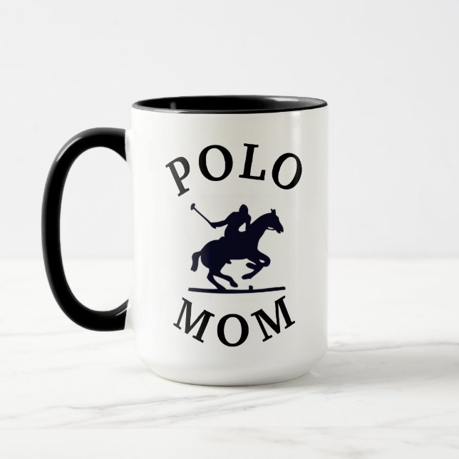 Taza ¡El mejor "POLO MOM"! Día de la madre (Izquierda)