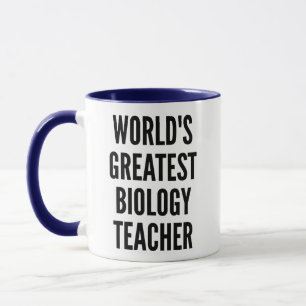 Taza El mejor profesor de biología del mundo