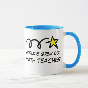 Taza El mejor profesor de matemáticas del mundo - regal