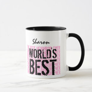 Taza El mejor regalo conocido de encargo vecino V22B