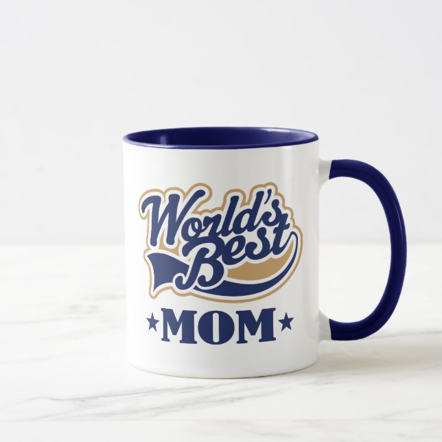 Taza El mejor regalo de la mamá del mundo fresco (Derecha)