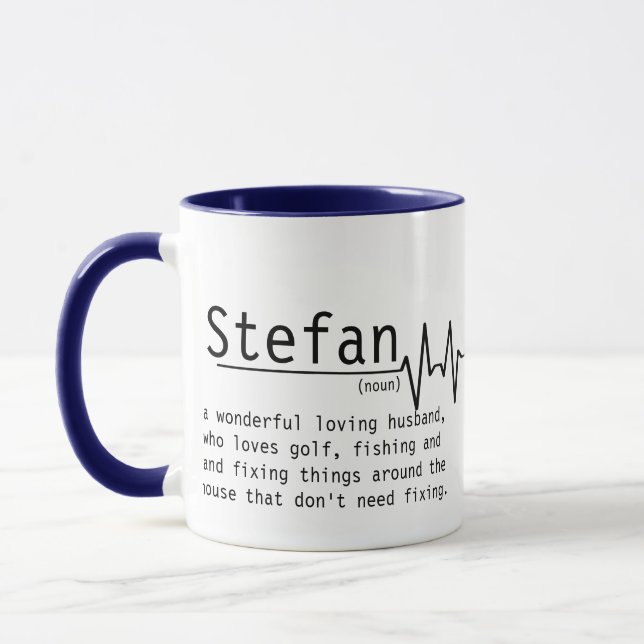 Taza El mejor regalo de papá bebé Personalizado del Día (Izquierda)