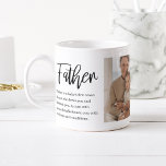 Taza El mejor regalo de papá de color de la foto modern<br><div class="desc">Foto De Collage Moderna Con El Regalo De Mejor Cita Del Padre</div>