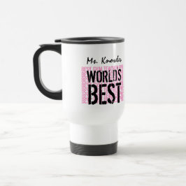 Taza El mejor regalo V17 del profesor del gimnasio del