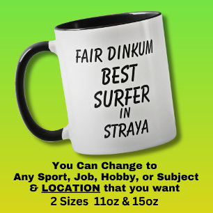 Taza El MEJOR SURFISTA de verdad en Australia