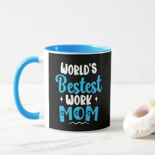 Taza El mejor trabajo que las madres regalan para la me