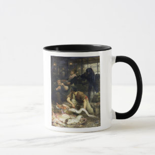 Taza El mercado de pescados por la mañana, 1880