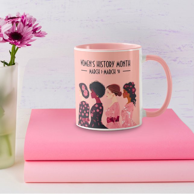 Taza El mes de la historia de la mujer en todo el mundo (Subido por el creador)