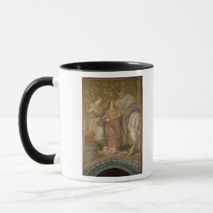 Taza El milagro color de rosa, c.1855