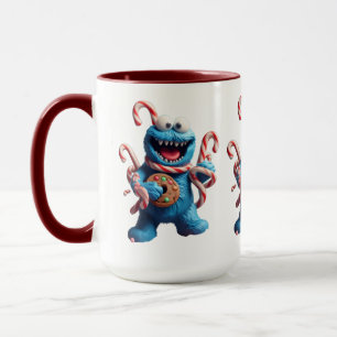 Taza El Monstruo de Pan de Jengibre Arte Divertido de