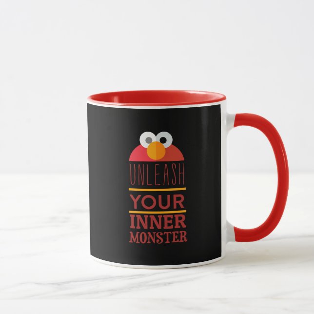 Taza El monstruo interior de Elmo (Derecha)