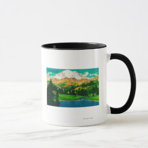 Taza El Monte Rainier del lago Tipsoo en el paso de