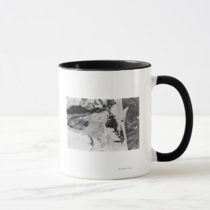Taza El Monte Rainier, escaladores del glaciar de WA