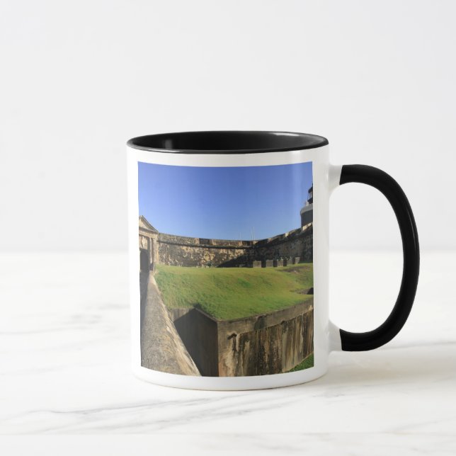 Taza El Morro, Castillo de San Felipe, puente levadizo, (Derecha)