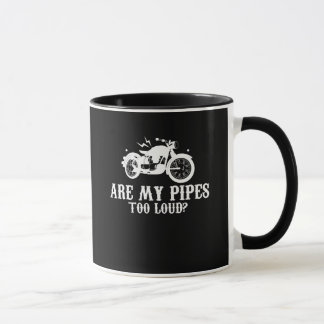 Taza El motorista de la motocicleta es mis tubos