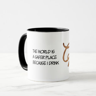 Taza El mundo es un lugar más seguro y divertido