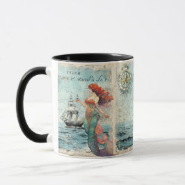 Taza El mundo mágico de la sirena ventilado