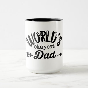 Taza El mundo mejor papá padre padre mejor café del día