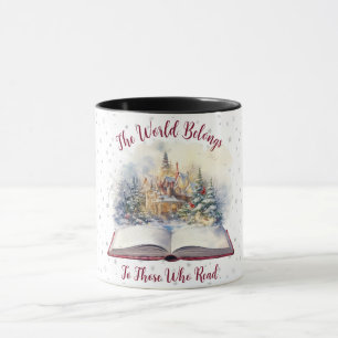 Taza El Mundo Pertenece A Los Que Leen Diseño