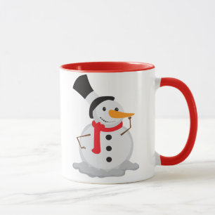 Taza ¡El muñeco de nieve Nose Touch Navidades Mug!