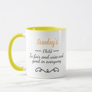 Taza El niño de domingo