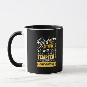 Taza Él No Permitirá Que Seas Tentado – Versículo Bíbli