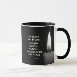 Taza El nombre de HI será Príncipe de la Paz Biblia Ver